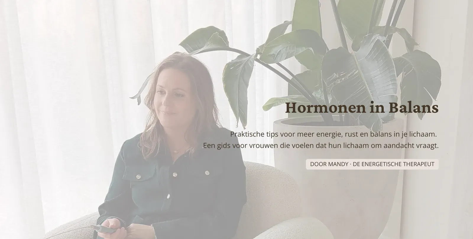 Voorkant van het gratis e-book Hormonen in Balans van De Energetische Therapeut